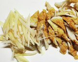 新生姜と竹輪の磯部揚げ作り方1写真