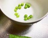 グリーンピースの栄養たっぷり簡単スープ☆作り方1写真