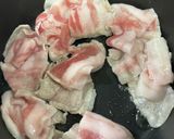 豚バラ大根、蒟蒻の味噌煮込作り方2写真