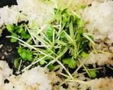 ちょっとぞうすい●かいわれチャーハン作り方1写真