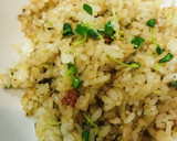 ちょっとぞうすい●かいわれ目玉チャーハン作り方1写真