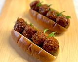 お惣菜で作る！簡単！ミートボールサンド作り方5写真