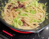 ホタルイカの焼きうどん作り方3写真