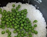 グリンピースご飯作り方3写真