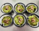 栗とデーツの米粉抹茶マフィン作り方5写真