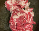 ほうれん草牛肉炒め　主役はヤムヤムソース作り方2写真