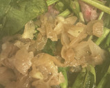 ほうれん草牛肉炒め　主役はヤムヤムソース作り方4写真