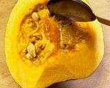 お母さんの味！かぼちゃの煮物作り方1写真