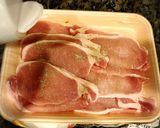 豚ロース生姜焼き用で薄めのトンカツ作り方1写真