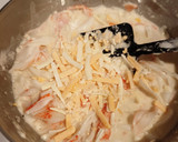 カニカマと玉ねぎのお好み焼き風作り方4写真