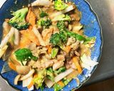 お一人様☆野菜たっぷり梅ウスター炒飯作り方12写真