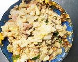 お一人様☆野菜たっぷり梅ウスター炒飯作り方20写真