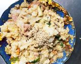 お一人様☆野菜たっぷり梅ウスター炒飯作り方21写真