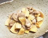 筍と鶏肉の煮物作り方8写真