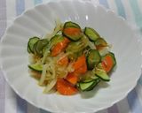 きゅうり＆玉ねぎの酢の物 ：シンプルです作り方4写真