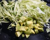 簡単！にんにくみそサラダ作り方1写真