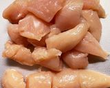 鶏ささみと蓮根のニラ甘酢和え。作り方1写真