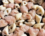 鶏ささみと蓮根のニラ甘酢和え。作り方3写真