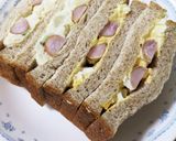 ライ麦パンのサンドイッチ作り方4写真