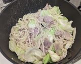 無添塩だれ焼きうどん作り方5写真