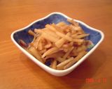 一和のきんぴら風大根の皮作り方6写真