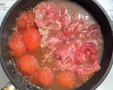 相葉マナブ☆牛ロース肉とトマトのすき焼き作り方5写真