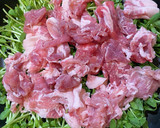 ゴマだれで食べる豆苗と豚こま蒸し作り方2写真