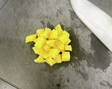 里芋とたくあんの和風サラダ♪辛子醤油マヨ作り方3写真