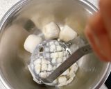 里芋とたくあんの和風サラダ♪辛子醤油マヨ作り方4写真