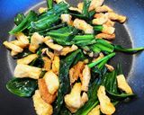 行者にんにくと油揚げのごまラー醤油炒め♪作り方3写真
