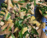 厚揚げとひき肉でニラ玉☆ふんわり卵で中華作り方6写真