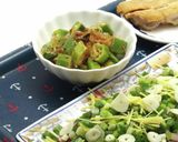 簡単！オクラの大葉おかか和え作り方4写真