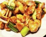 鶏肉と長ネギの生姜炒め作り方5写真