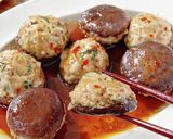 ☆簡単☆椎茸の肉詰め〜ピリ辛だれ〜作り方5写真