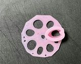 れんこんをピンクに漬けて　満開桜作り方8写真