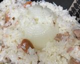 丸ごと新玉ねぎのチキンライス作り方5写真