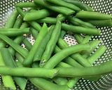 インゲンの胡麻マヨポン酢作り方1写真