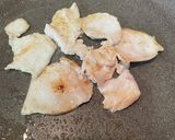 鶏胸肉と小松菜の中華炒め作り方4写真