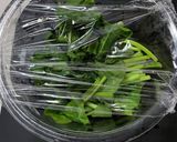 【簡単副菜】ほうれん草わかめツナ白和え風作り方1写真