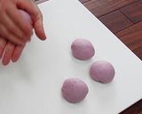 クリームチーズと大納言の紫芋ベーグル作り方5写真