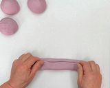 クリームチーズと大納言の紫芋ベーグル作り方7写真