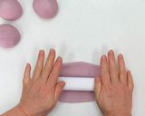 クリームチーズと大納言の紫芋ベーグル作り方6写真