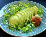 アボカド刺身に梅山葵☆簡単一品♪作り方5写真