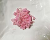 れんこんをピンクに漬けて　満開桜作り方17写真