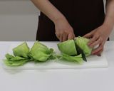 まるごと焼きレタス作り方1写真