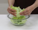 レタスの中華風おひたし作り方1写真
