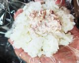 背徳感♡スイーツツナ梅マヨのパリおにぎり作り方3写真