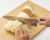キャベツとえのきの塩昆布和え作り方2写真