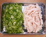 蒸し鶏(サラダチキン)のねぎだれサラダ♡作り方1写真