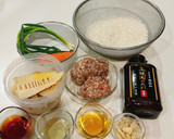 焼肉生だれで絶品たけのこそぼろ炊き込み飯作り方2写真
